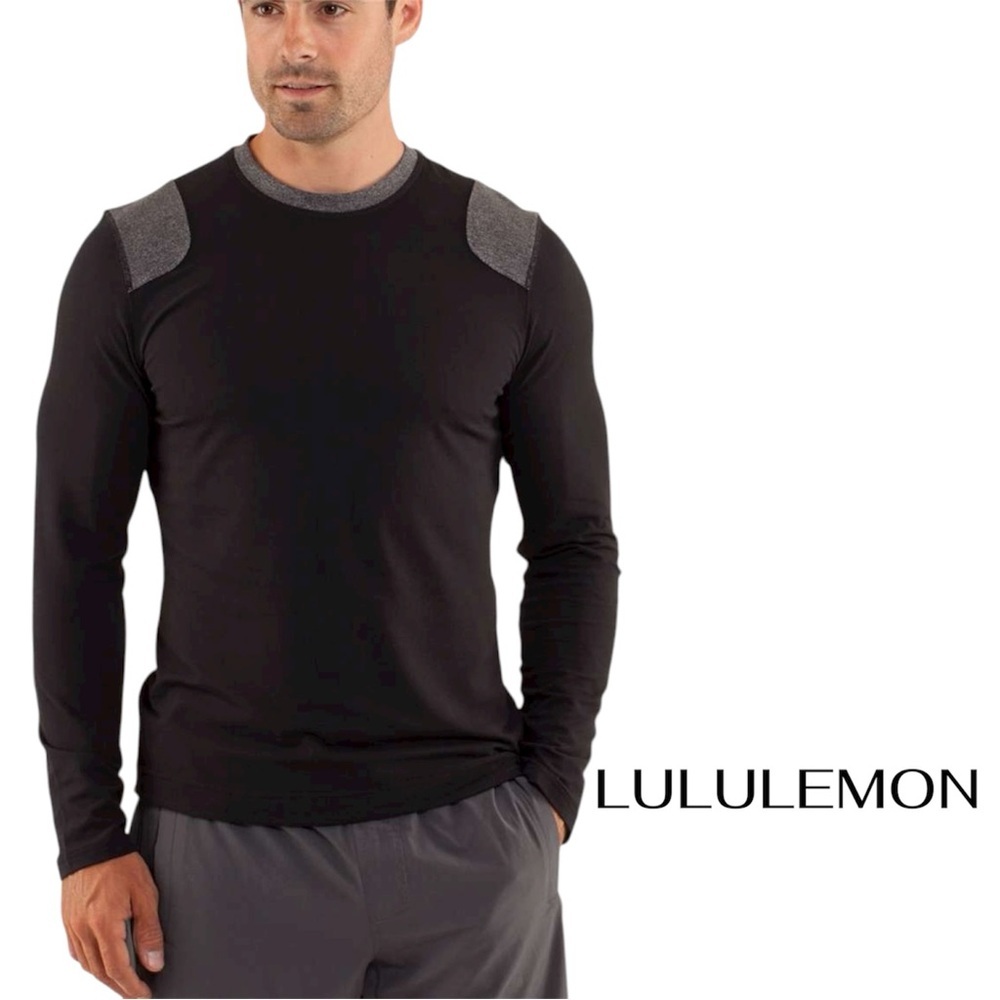 LULULEMON Sprint Thermal Base Layer | Black/Grey | Large